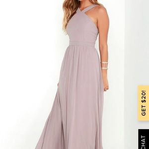 Lulu’s Maxi Dress Light Purple